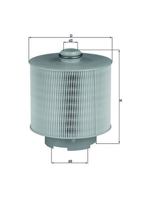 Filtr powietrza KNECHT LX 1006/1D