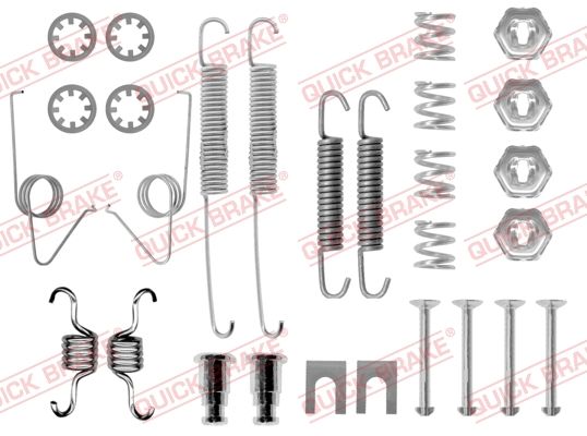 Zestaw akcesoriów, szczęki hamulcowe QUICK BRAKE 105-0614