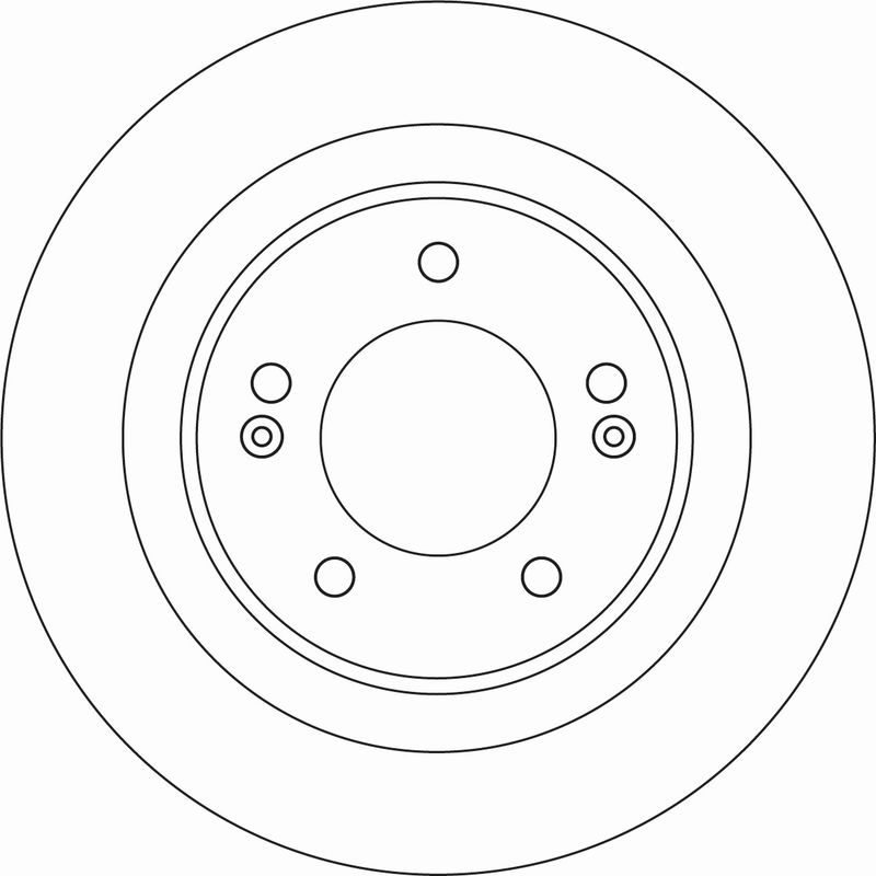 Tarcza hamulcowa TRW DF6599