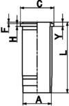 Tuleja cylindrowa KOLBENSCHMIDT 89368110