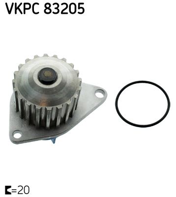 Pompa wody, chłodzenie silnika SKF VKPC 83205