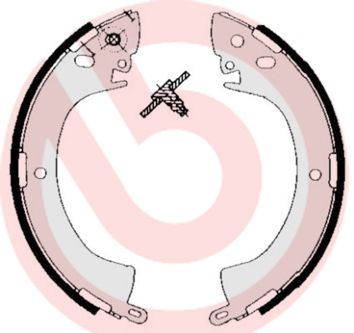 Zestaw szczęk hamulcowych BREMBO S 54 506