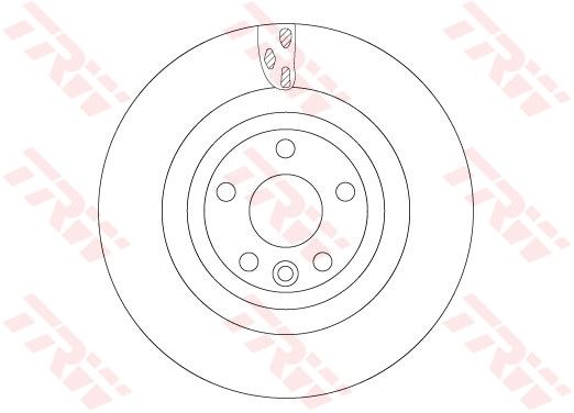 Tarcza hamulcowa TRW DF6706S