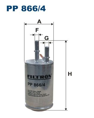 Filtr paliwa FILTRON PP 866/4