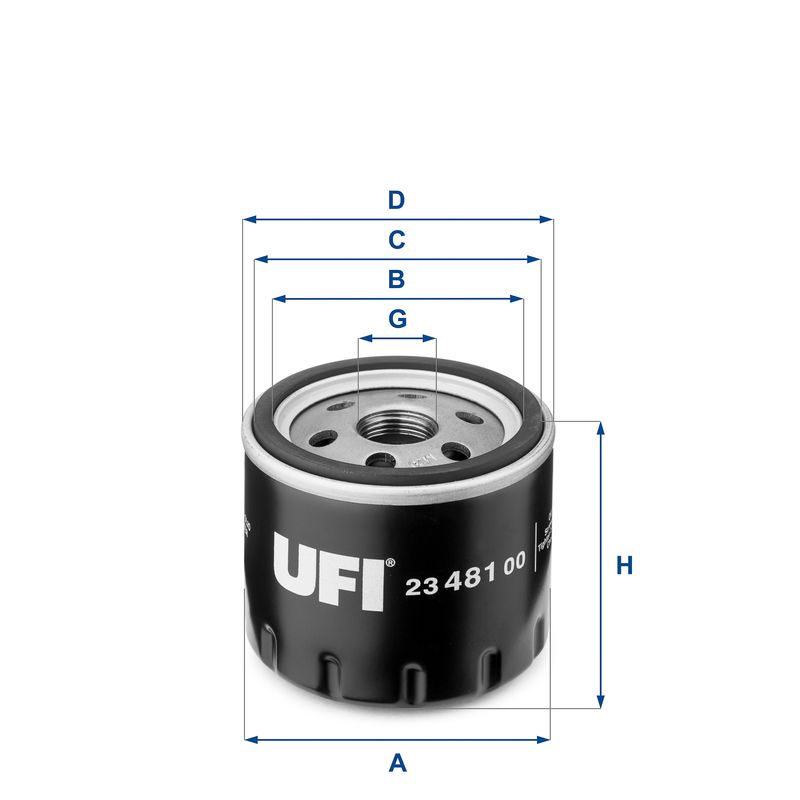 Filtr oleju UFI 23.481.00