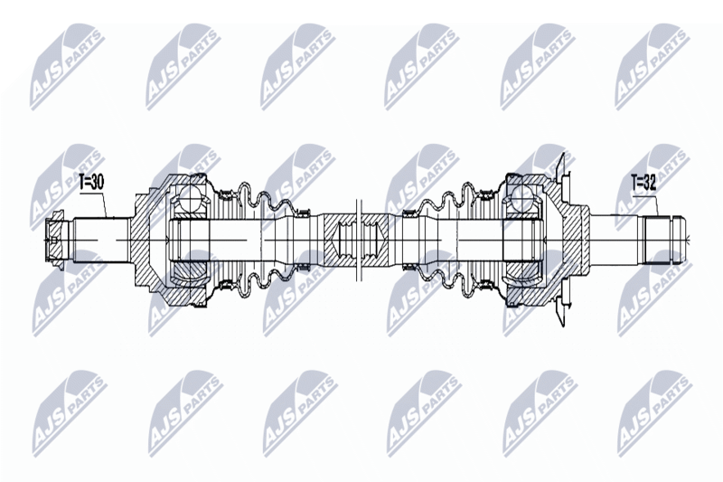 Wał napędowy NTY NPW-BM-041