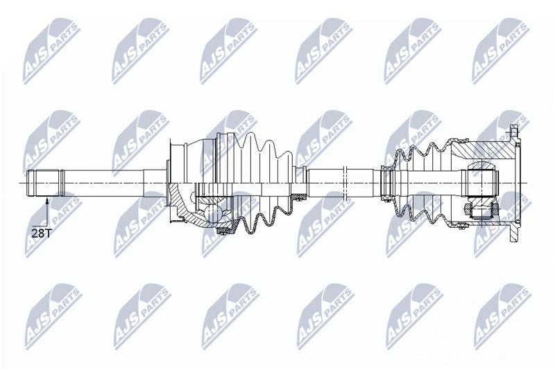 Wał napędowy NTY NPW-NS-086
