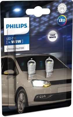 Żarówka, oświetlenie tablicy rejestracyjnej PHILIPS 11961cu31b2