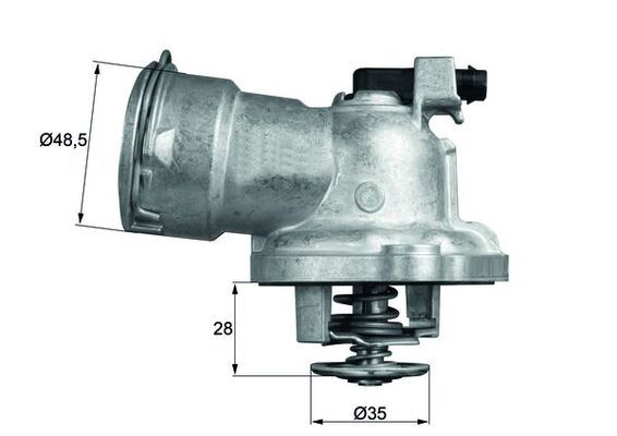 Termostat, płyn chłodzący MAHLE TM2887