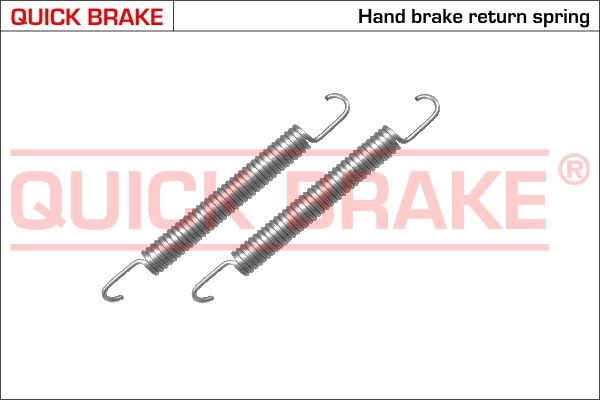 Zestaw akcesoriów, szczęki hamulcowe hamulca postojowego QUICK BRAKE 105-0480