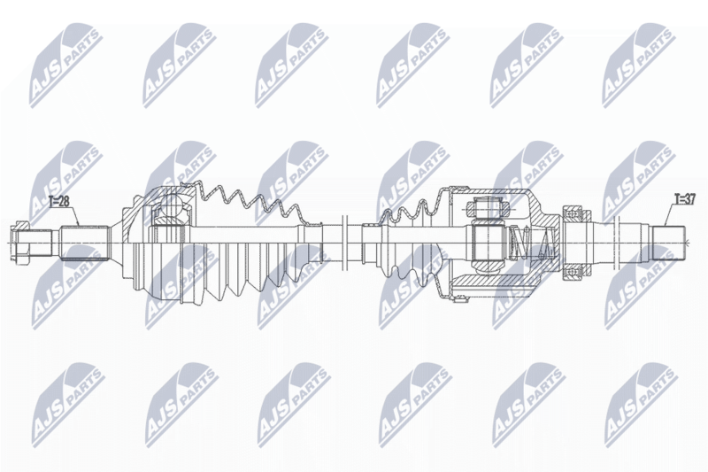 Wał napędowy NTY NPW-PE-089