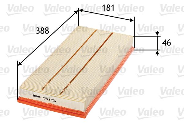 Filtr powietrza VALEO 585115