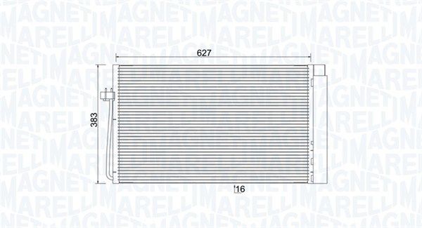 Skraplacz, klimatyzacja MAGNETI MARELLI 350203899000