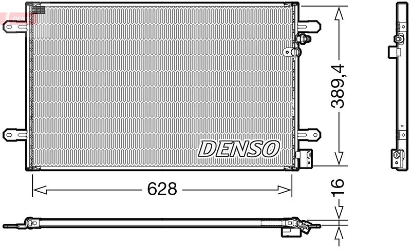 Skraplacz, klimatyzacja Denso DCN02037