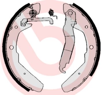 Zestaw szczęk hamulcowych BREMBO S 85 517