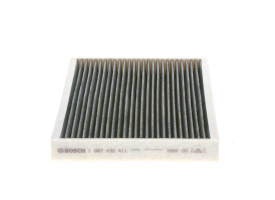 Filtr, wentylacja przestrzeni pasażerskiej BOSCH 1987432411