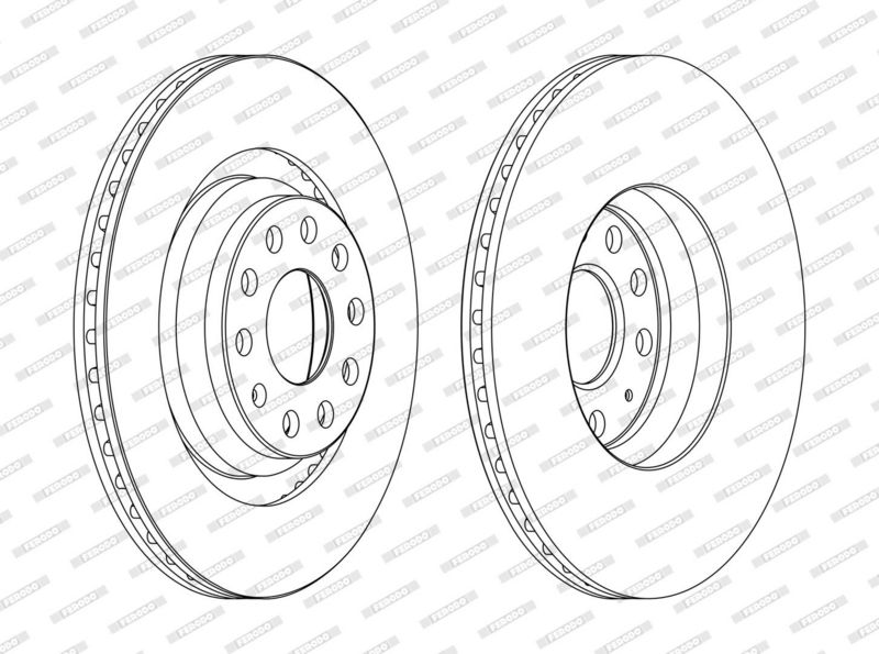 Tarcza hamulcowa FERODO DDF1503C