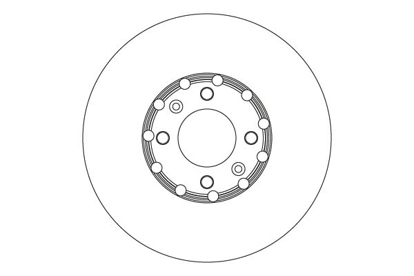 Tarcza hamulcowa TRW DF6818