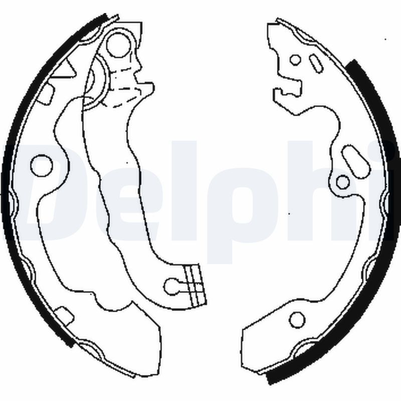 Zestaw szczęk hamulcowych DELPHI LS1850