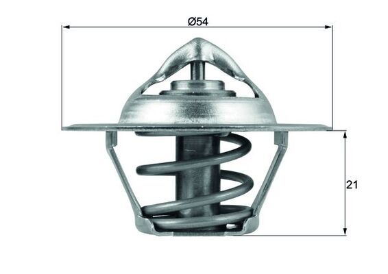 Termostat, płyn chłodzący MAHLE TX11283D