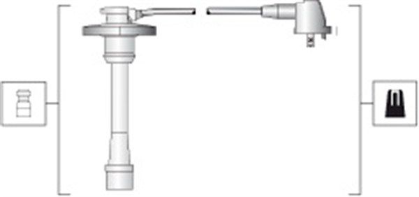 Zestaw przewodów zapłonowych MAGNETI MARELLI 941318111274