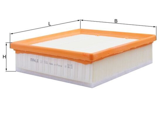 Filtr powietrza MAHLE LX1846