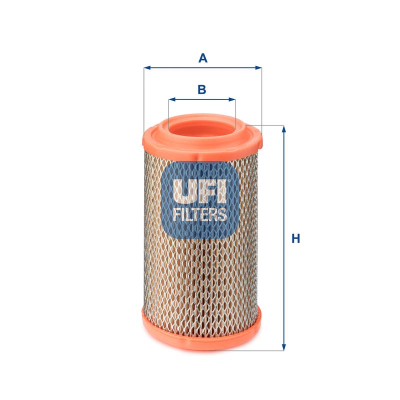 Filtr powietrza UFI 27.756.00