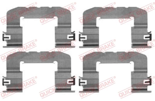 Zestaw akcesoriów, klocki hamulcowe QUICK BRAKE 109-0017