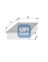 Filtr powietrza UFI 30.287.00