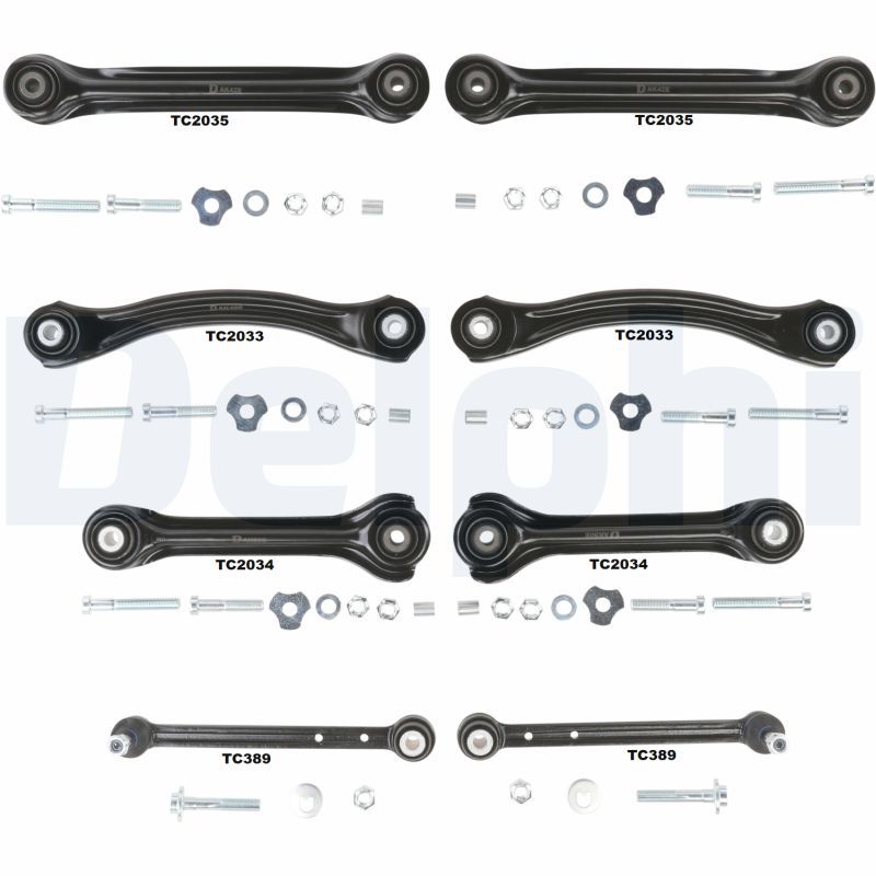Zestaw naprawczy, wahacz poprzeczny DELPHI TC1600KIT