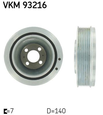 Koło pasowe, wał korbowy SKF vkm 93216