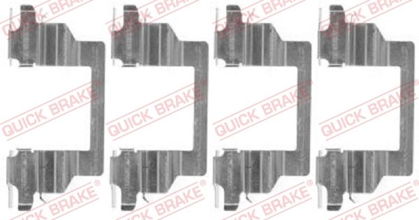 Zestaw akcesoriów, klocki hamulcowe QUICK BRAKE 109-1778