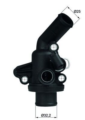 Termostat, płyn chłodzący MAHLE TI1187