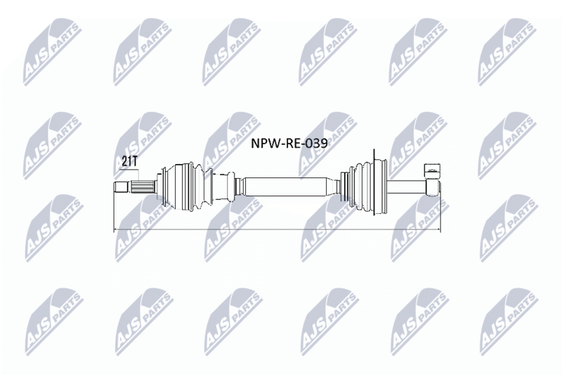 Wał napędowy NTY NPW-RE-039