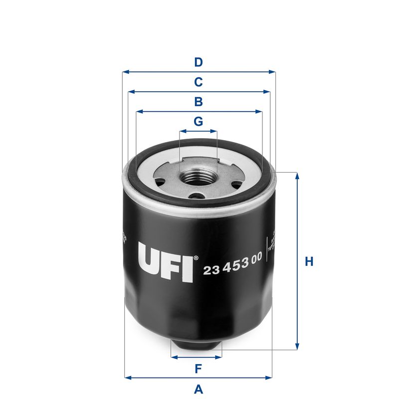 Filtr oleju UFI 23.453.00