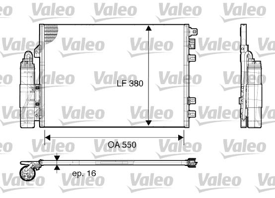 Skraplacz, klimatyzacja VALEO 817661