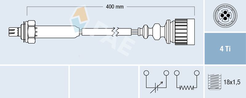 Sonda lambda FAE 77187