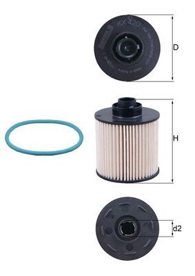 Filtr paliwa KNECHT KX 420D