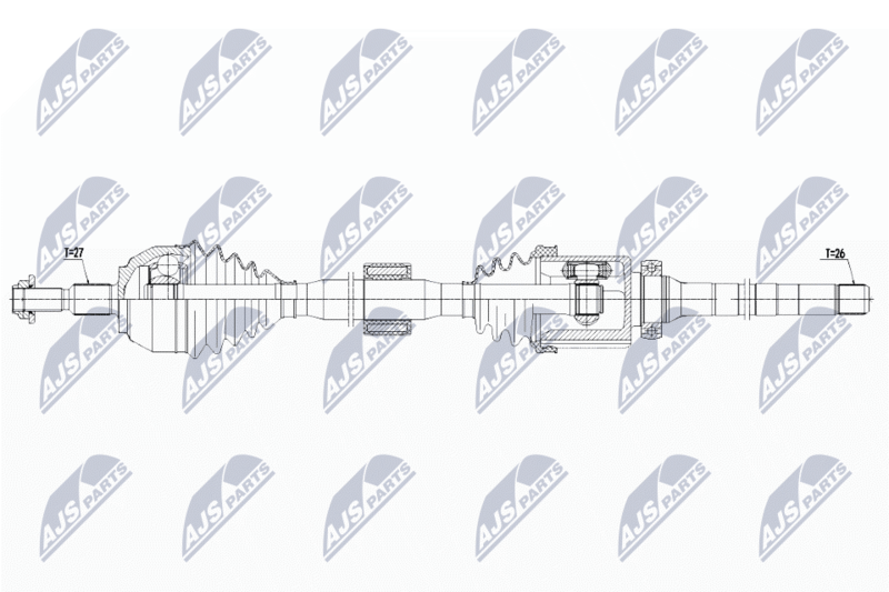 Wał napędowy NTY NPW-FR-107
