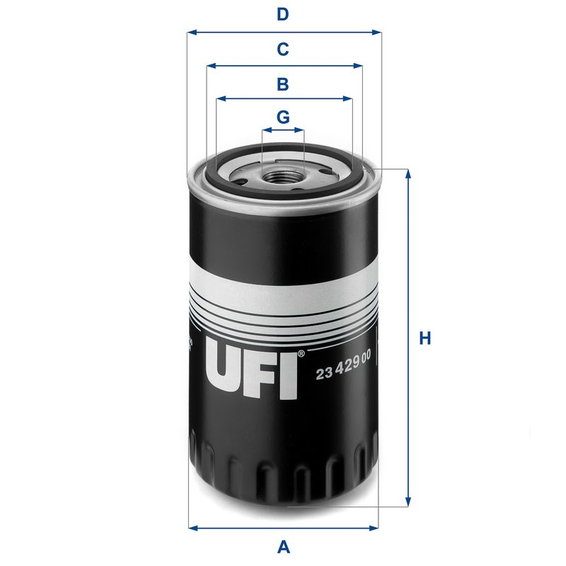 Filtr oleju UFI 23.429.00