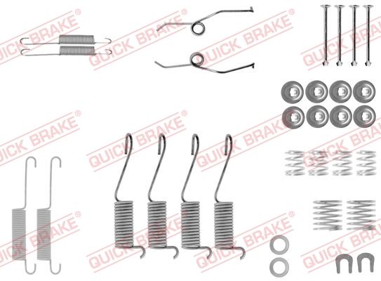 Zestaw akcesoriów, szczęki hamulcowe QUICK BRAKE 105-0697