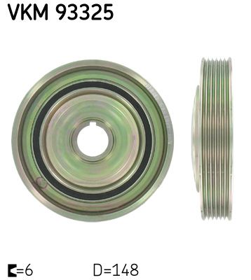 Koło pasowe, wał korbowy SKF VKM93325