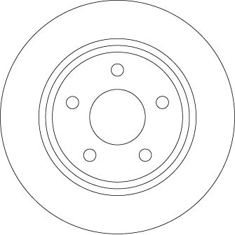 Tarcza hamulcowa TRW DF6556