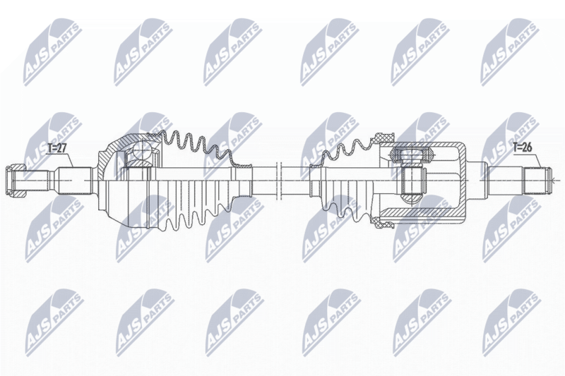 Wał napędowy NTY NPW-FR-117
