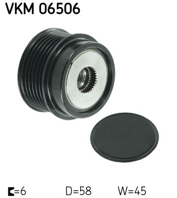 Alternator - sprzęgło jednokierunkowe SKF VKM 06506