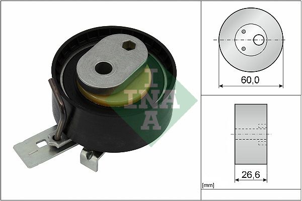 Rolka napinacza, pasek rozrządu INA 531 0938 10