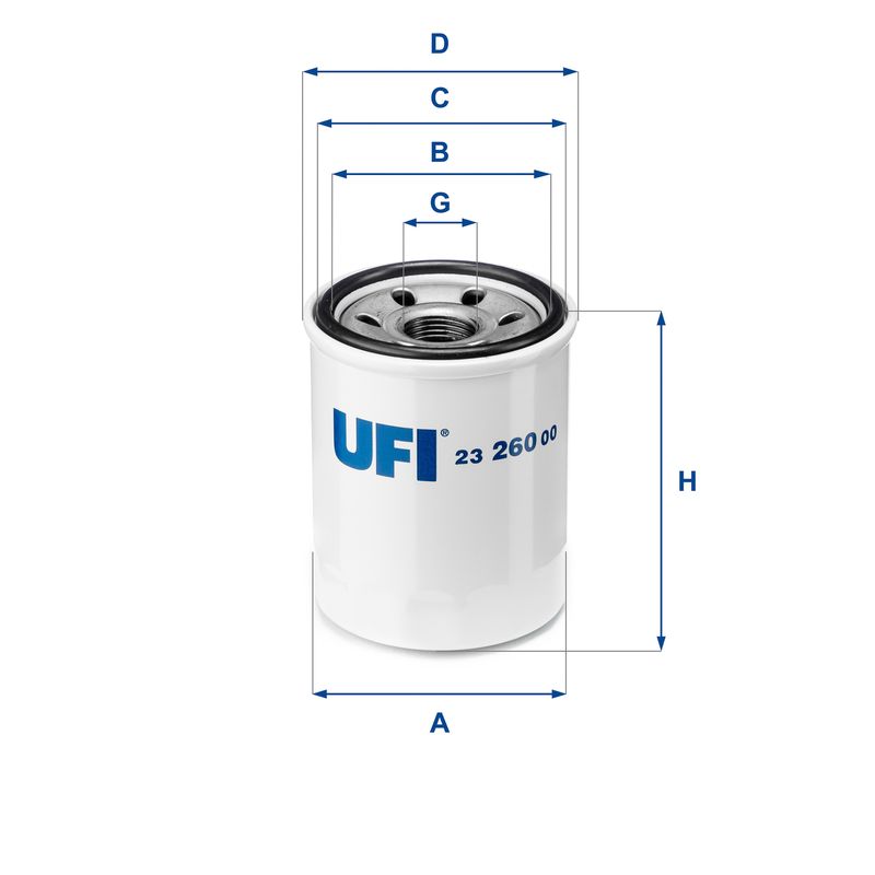 Filtr oleju UFI 23.260.00