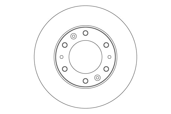 Tarcza hamulcowa TRW DF6805S