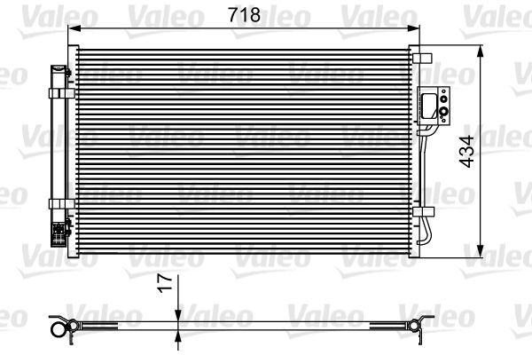 Skraplacz, klimatyzacja VALEO 814100