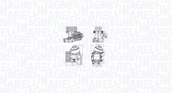 Chłodnica oleju, olej silnikowy MAGNETI MARELLI 350300004100